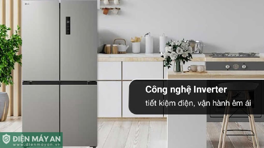 Tủ lạnh LG Inverter 474 lít Multi Door LFB47SVM